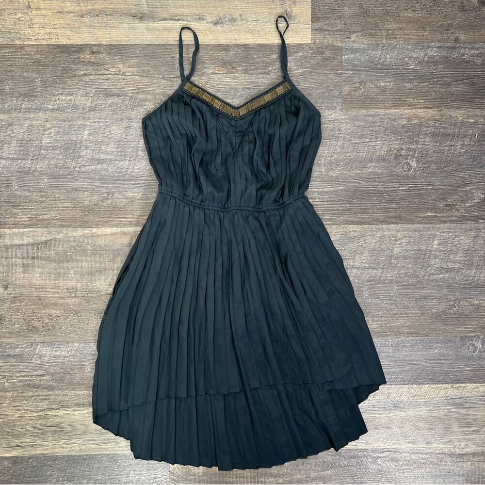 SugarLips midnight blue sleeveless high low dress size medium? M B52